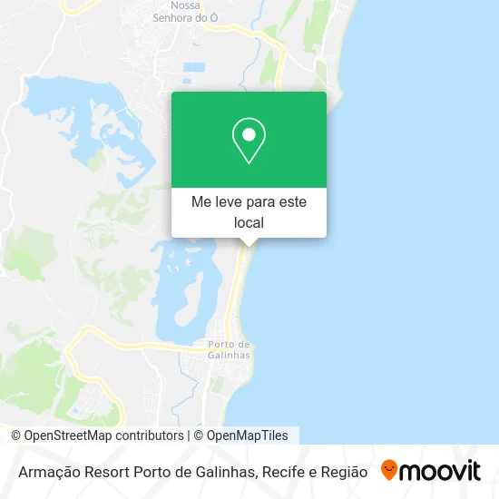 Armação Resort Porto de Galinhas mapa