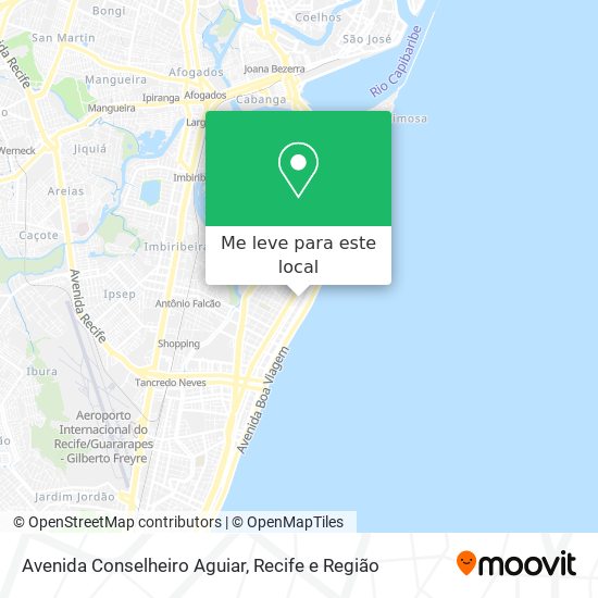 Avenida Conselheiro Aguiar mapa