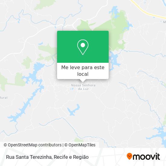 Rua Santa Terezinha mapa
