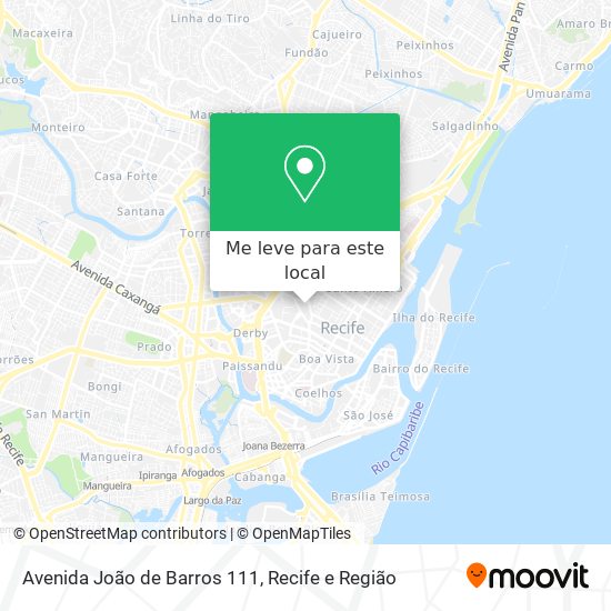 Avenida João de Barros 111 mapa