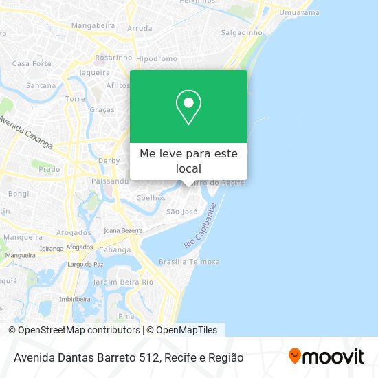 Avenida Dantas Barreto 512 mapa