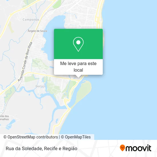 Rua da Soledade mapa