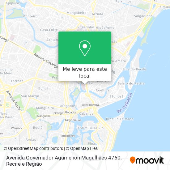 Avenida Governador Agamenon Magalhães 4760 mapa