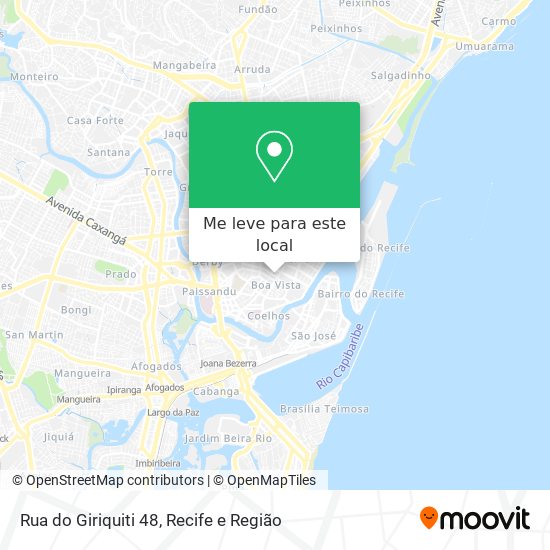 Rua do Giriquiti 48 mapa