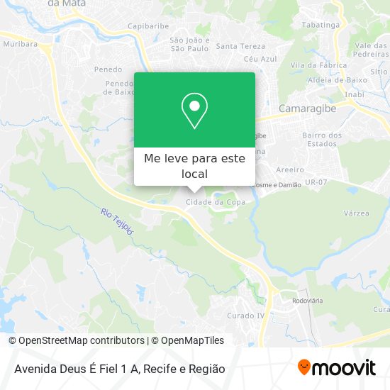 Avenida Deus É Fiel 1 A mapa
