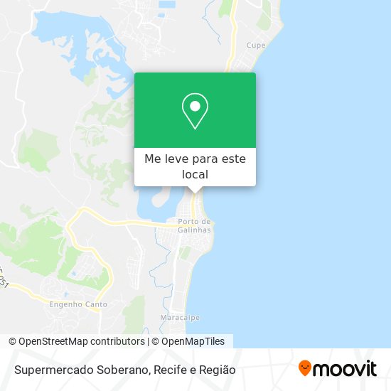 Supermercado Soberano mapa