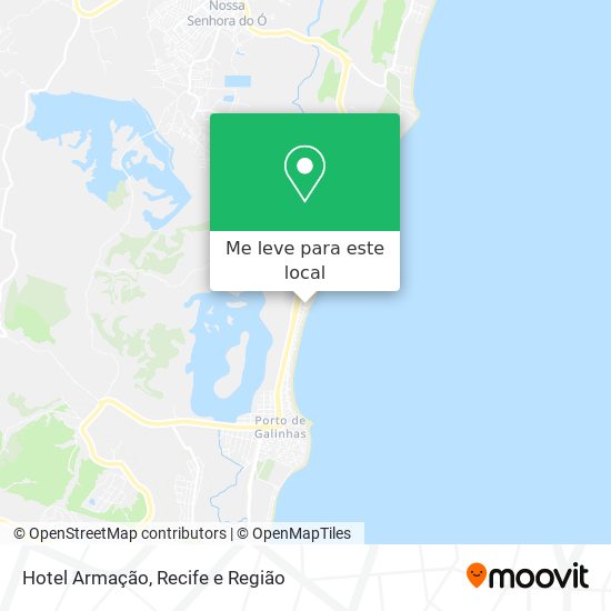 Hotel Armação mapa