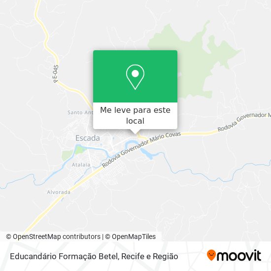 Educandário Formação Betel mapa