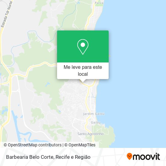 Barbearia Belo Corte mapa