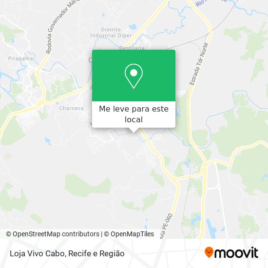 Loja Vivo Cabo mapa