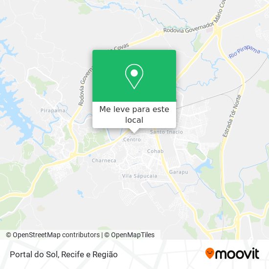Portal do Sol mapa
