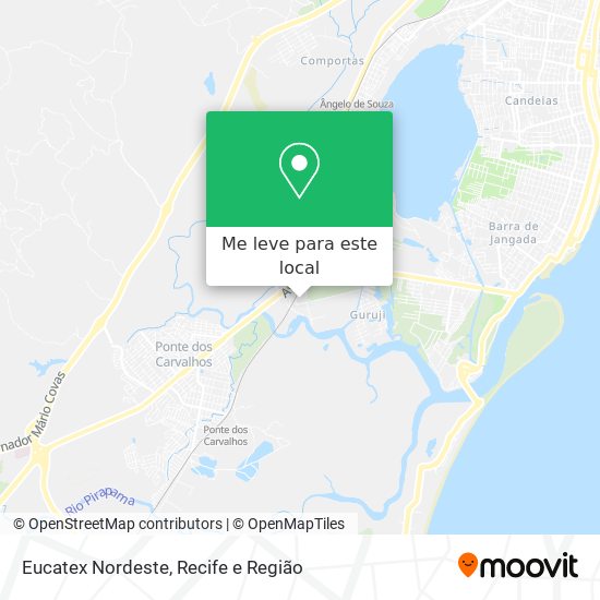 Eucatex Nordeste mapa