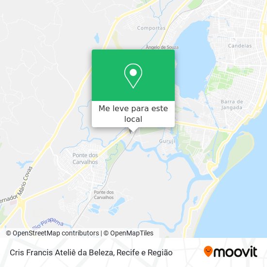 Cris Francis Ateliê da Beleza mapa