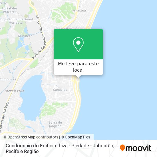 Condomínio do Edifício Ibiza - Piedade - Jaboatão mapa