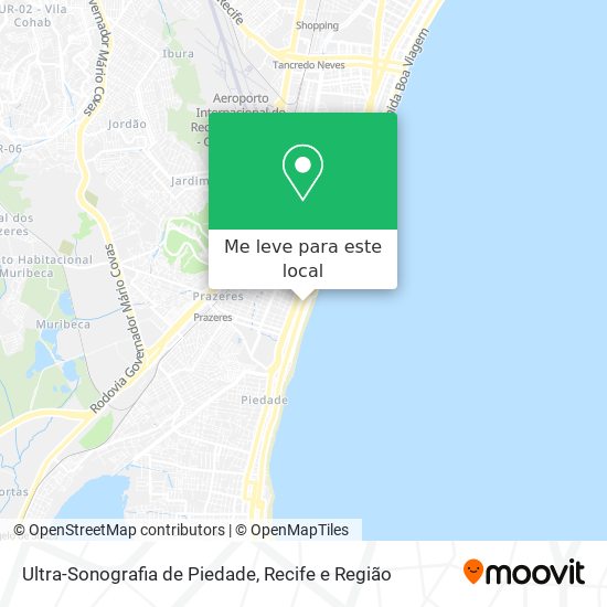 Ultra-Sonografia de Piedade mapa