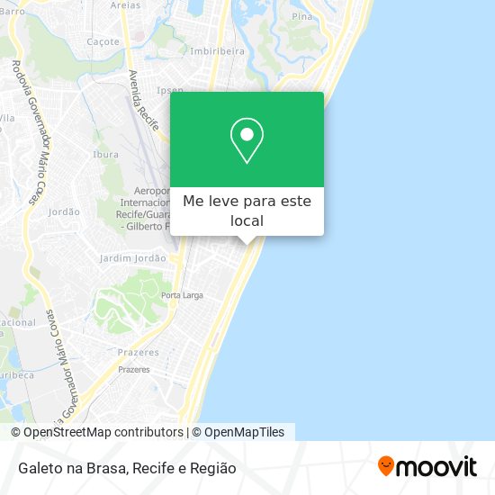 Galeto na Brasa mapa