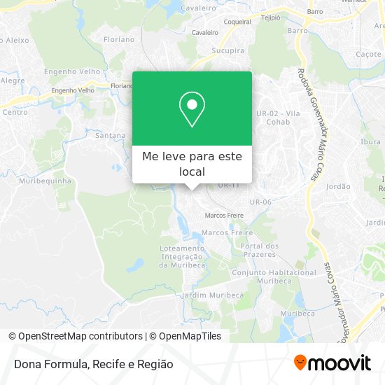 Dona Formula mapa