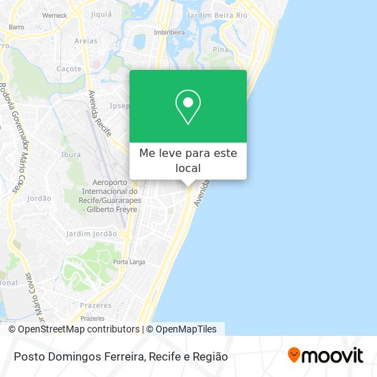Posto Domingos Ferreira mapa