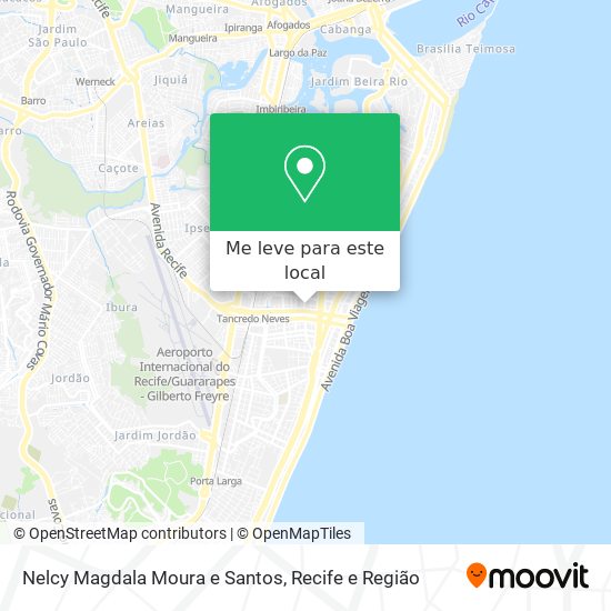 Nelcy Magdala Moura e Santos mapa