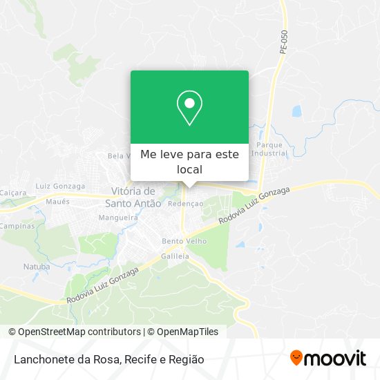 Lanchonete da Rosa mapa