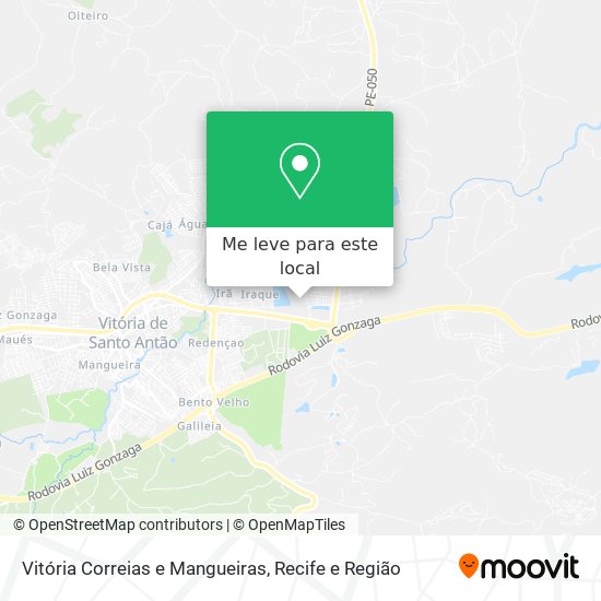 Vitória Correias e Mangueiras mapa