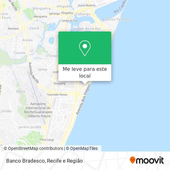 Banco Bradesco mapa