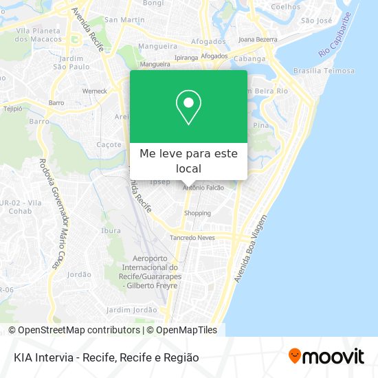 KIA Intervia - Recife mapa