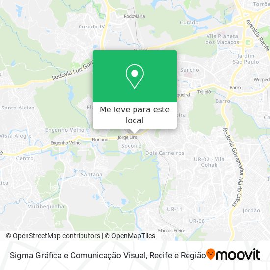 Sigma Gráfica e Comunicação Visual mapa