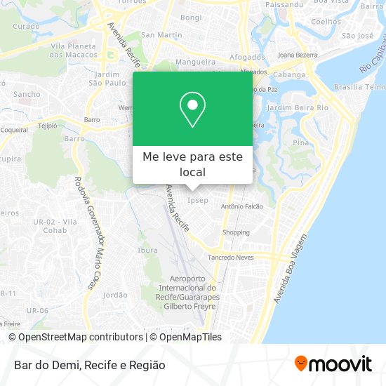 Bar do Demi mapa