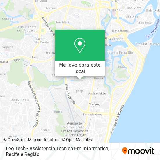 Leo Tech - Assistência Técnica Em Informática mapa