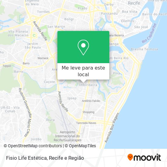 Fisio Life Estética mapa