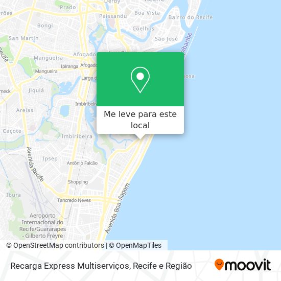 Recarga Express Multiserviços mapa