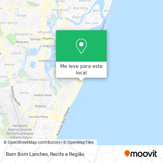 Bem Bom Lanches mapa