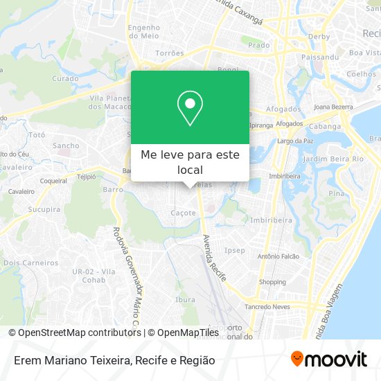 Erem Mariano Teixeira mapa