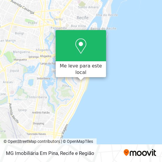 MG Imobiliária Em Pina mapa