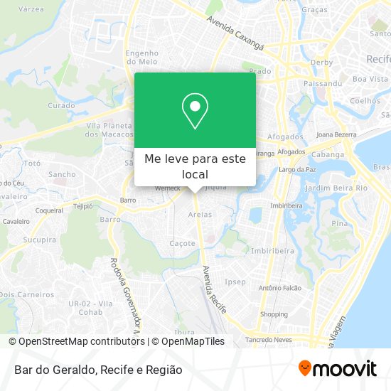 Bar do Geraldo mapa