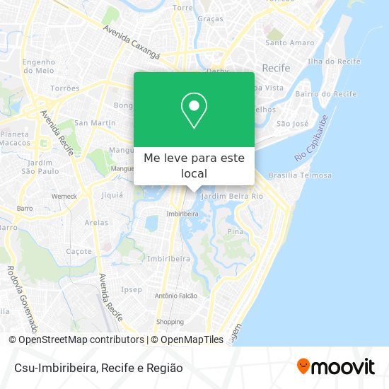 Csu-Imbiribeira mapa