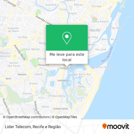Líder Telecom mapa
