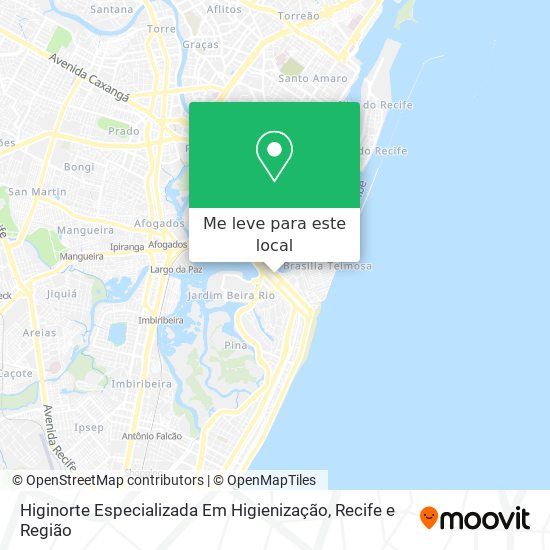 Higinorte Especializada Em Higienização mapa