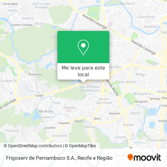 Frigoserv de Pernambuco S.A. mapa