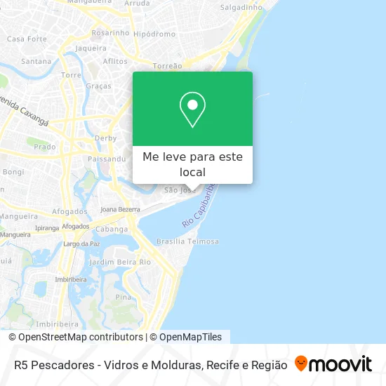 R5 Pescadores - Vidros e Molduras mapa