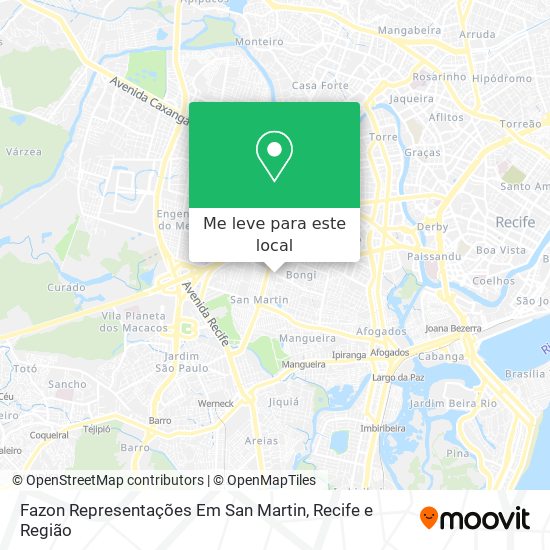 Fazon Representações Em San Martin mapa