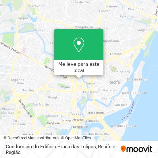 Condominio do Edificio Praca das Tulipas mapa