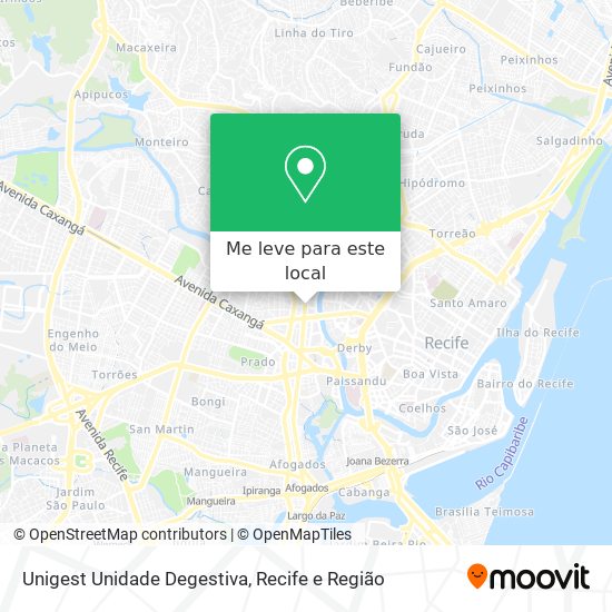 Unigest Unidade Degestiva mapa