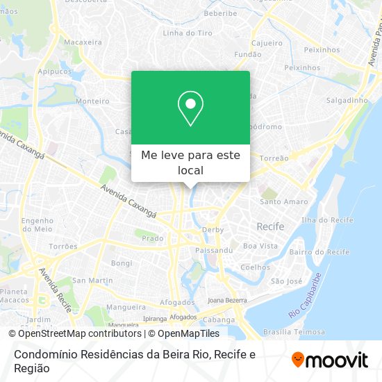 Condomínio Residências da Beira Rio mapa