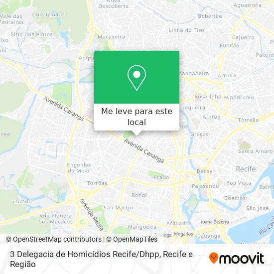 3 Delegacia de Homicídios Recife / Dhpp mapa