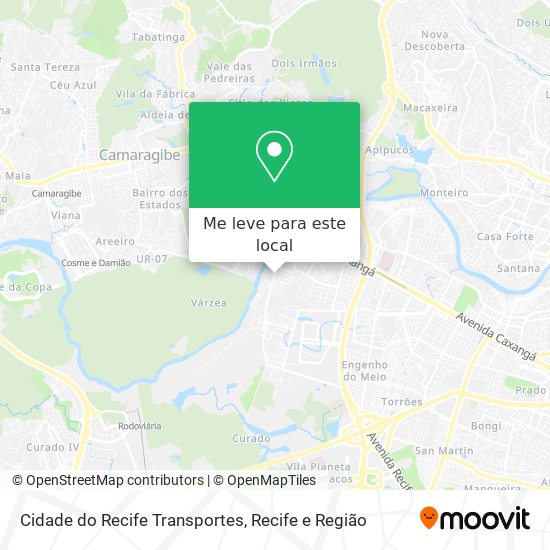 Cidade do Recife Transportes mapa