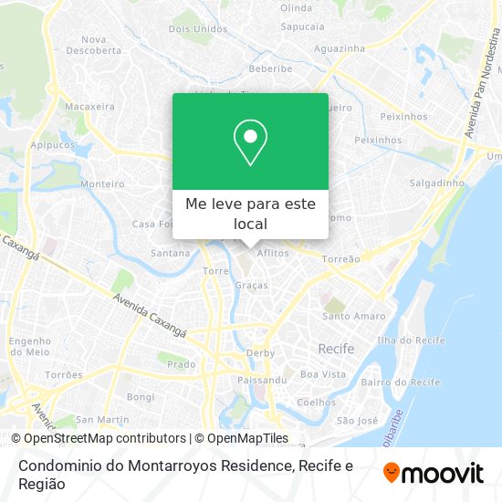 Condominio do Montarroyos Residence mapa