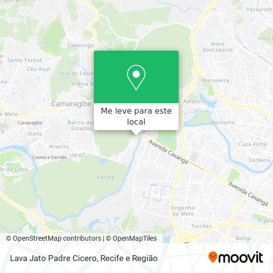 Lava Jato Padre Cicero mapa