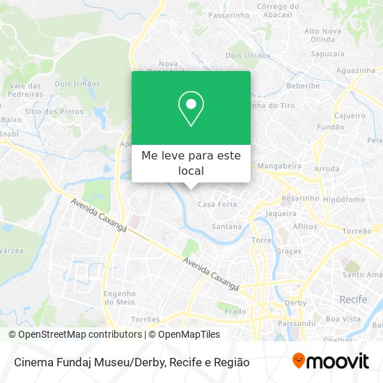 Cinema Fundaj Museu/Derby mapa